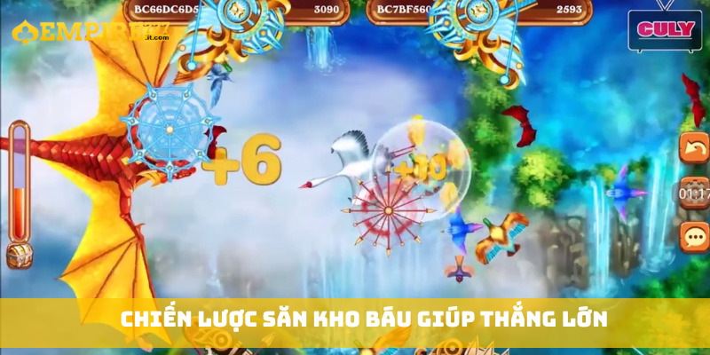 Chiến lược săn kho báu giúp thắng lớn